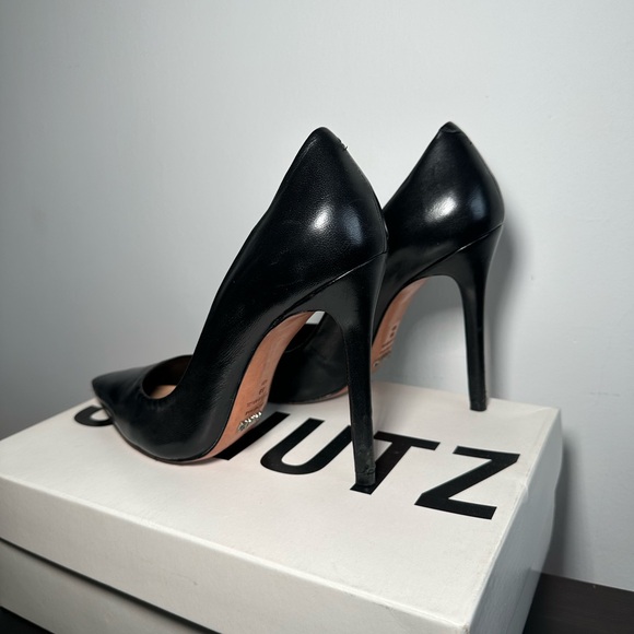 SCHUTZ LOU HIGH STILETTO BLACK PUMP - Picture 10 of 17